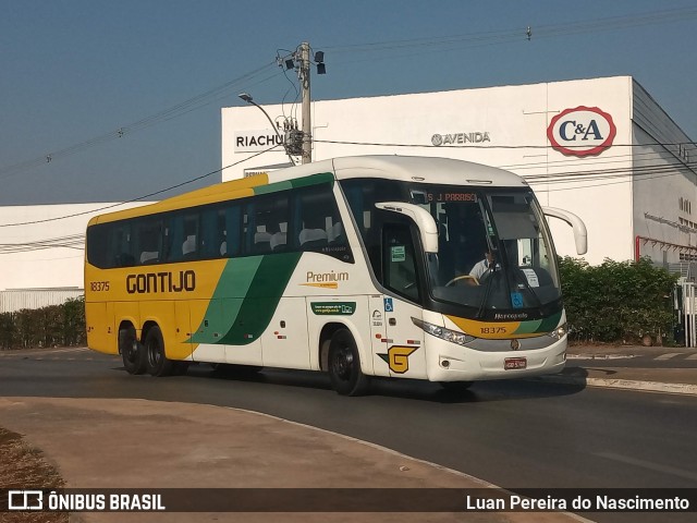 Empresa Gontijo de Transportes 18375 na cidade de Montes Claros, Minas Gerais, Brasil, por Luan Pereira do Nascimento. ID da foto: 10930791.