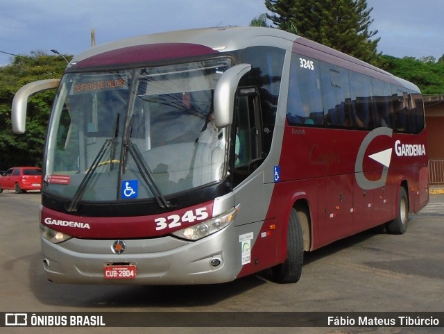 Expresso Gardenia 3245 na cidade de Três Corações, Minas Gerais, Brasil, por Fábio Mateus Tibúrcio. ID da foto: 10932961.