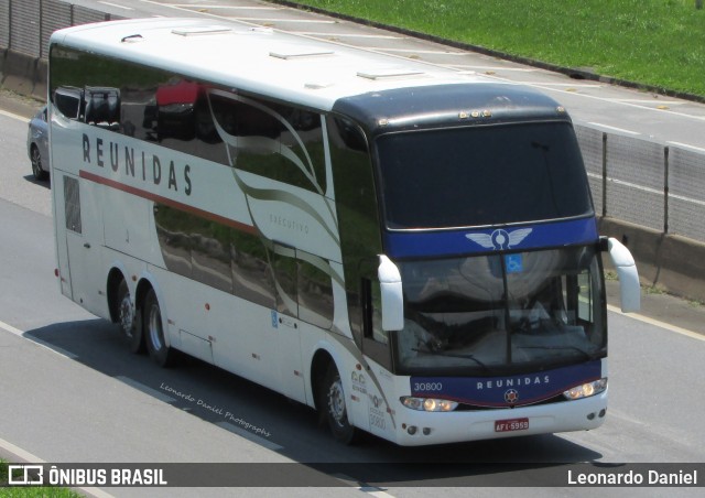 Reunidas Transportes Coletivos 30800 na cidade de Aparecida, São Paulo, Brasil, por Leonardo Daniel. Número da foto: #10933130.