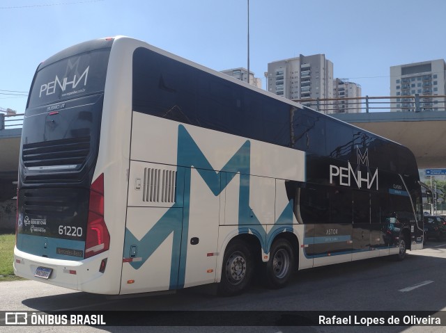 Empresa de Ônibus Nossa Senhora da Penha 61220 na cidade de Santo André, São Paulo, Brasil, por Rafael Lopes de Oliveira. ID da foto: 10933468.