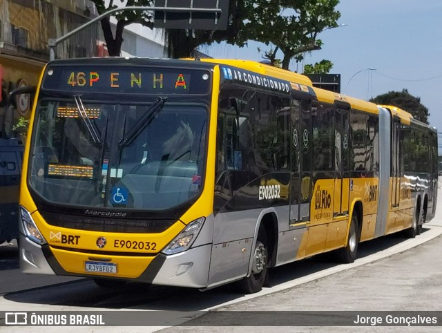 Mobi Rio E902032 na cidade de Rio de Janeiro, Rio de Janeiro, Brasil, por Jorge Gonçalves. Número da foto: #10932531.
