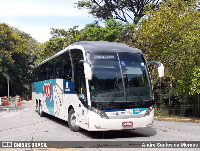 Auto Viação 1001 RJ 108.1090 na cidade de São Paulo, São Paulo, Brasil, por Andre Santos de Moraes. ID da foto: 10932024.