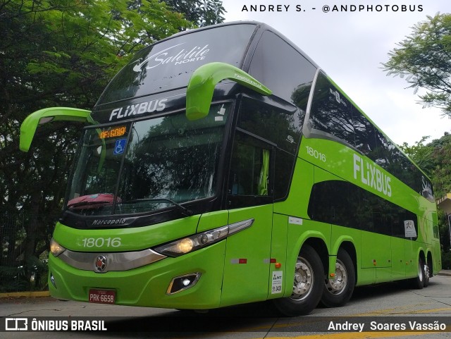 Expresso Satélite Norte 18016 na cidade de São Paulo, São Paulo, Brasil, por Andrey  Soares Vassão. Número da foto: #10931112.