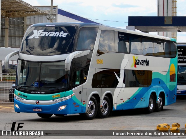 Viação Xavante 15400 na cidade de Goiânia, Goiás, Brasil, por Lucas Ferreira dos Santos Gomes. Número da foto: #10934056.
