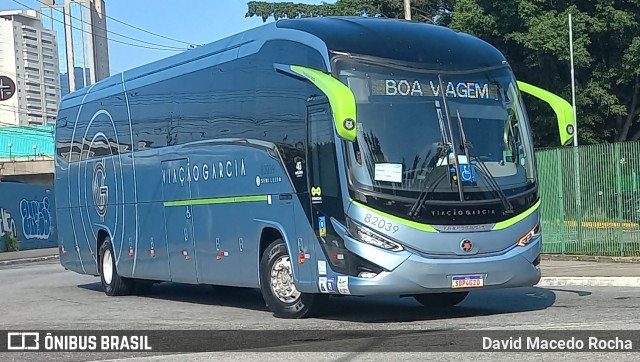 Viação Garcia 82039 na cidade de São Paulo, São Paulo, Brasil, por David Macedo Rocha. Número da foto: #10930966.