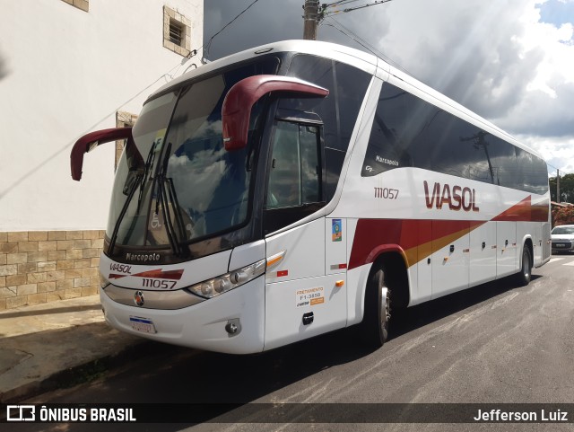 ViaSol Transportes Rodoviários 111057 na cidade de São Carlos, São Paulo, Brasil, por Jefferson Luiz. ID da foto: 10932420.