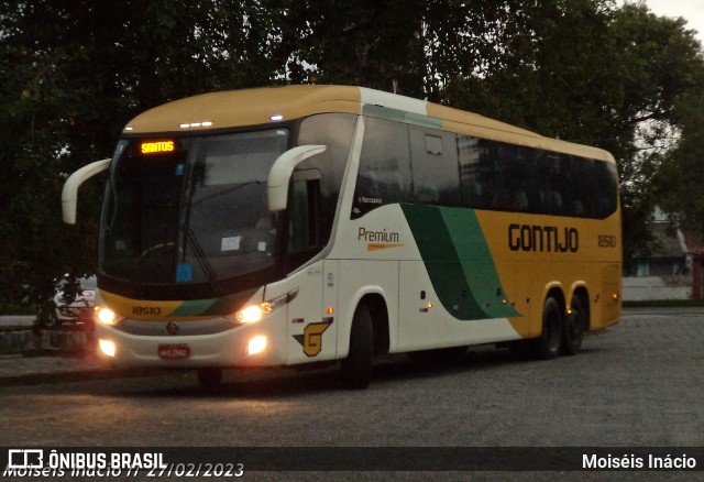 Empresa Gontijo de Transportes 18510 na cidade de Cubatão, São Paulo, Brasil, por Moiséis Inácio. Número da foto: #10932400.