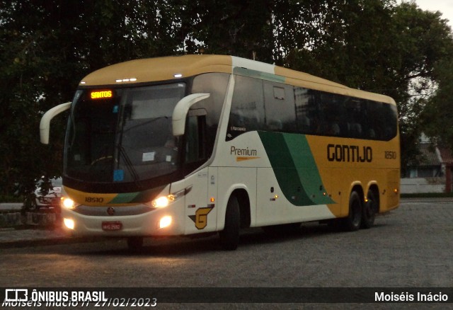 Empresa Gontijo de Transportes 18510 na cidade de Cubatão, São Paulo, Brasil, por Moiséis Inácio. ID da foto: 10932400.