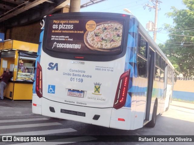Viação Guaianazes 01 159 na cidade de Santo André, São Paulo, Brasil, por Rafael Lopes de Oliveira. Número da foto: #10933660.