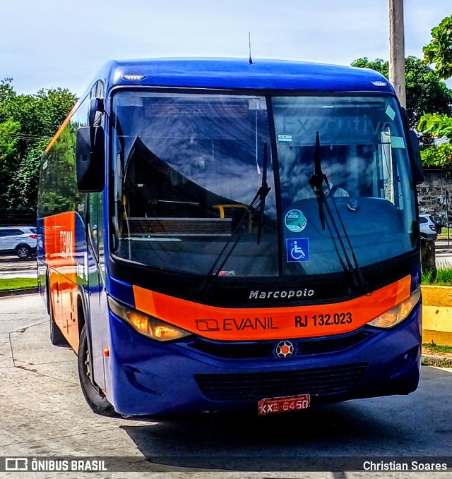 Evanil Transportes e Turismo RJ 132.023 na cidade de Rio de Janeiro, Rio de Janeiro, Brasil, por Christian Soares. Número da foto: #10934202.