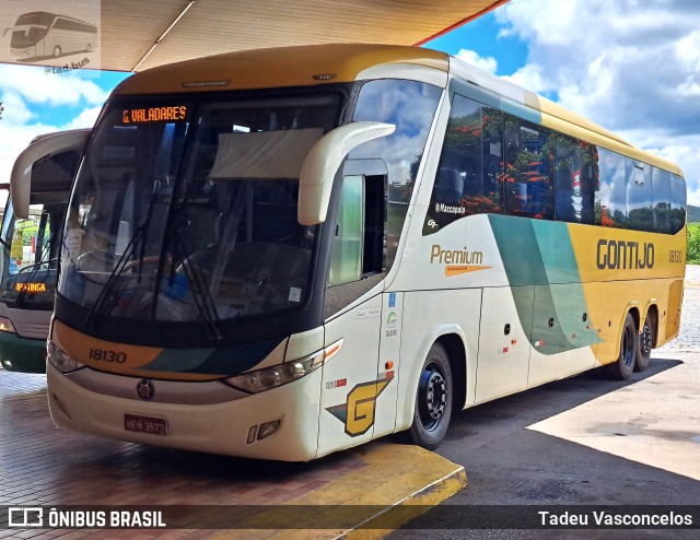 Empresa Gontijo de Transportes 18130 na cidade de João Monlevade, Minas Gerais, Brasil, por Tadeu Vasconcelos. ID da foto: 10931035.