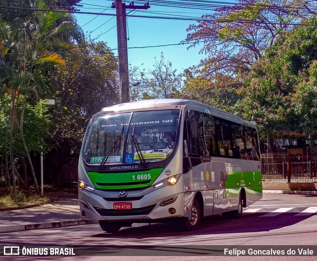 Transcooper > Norte Buss 1 6605 na cidade de São Paulo, São Paulo, Brasil, por Felipe Goncalves do Vale. Número da foto: #10936231.