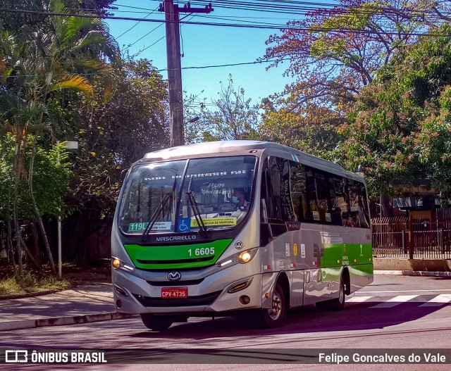 Transcooper > Norte Buss 1 6605 na cidade de São Paulo, São Paulo, Brasil, por Felipe Goncalves do Vale. ID da foto: 10936231.