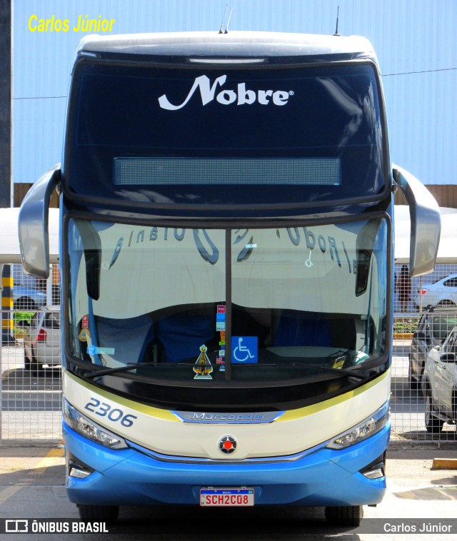 Nobre Turismo 2306 na cidade de Goiânia, Goiás, Brasil, por Carlos Júnior. Número da foto: #10935939.