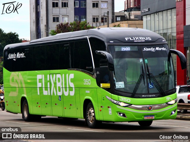 Santa Maria Fretamento e Turismo 350 na cidade de Belo Horizonte, Minas Gerais, Brasil, por César Ônibus. ID da foto: 10937064.