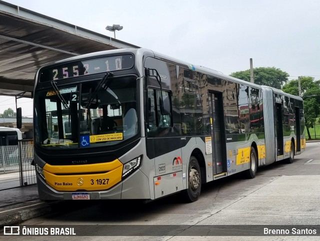 Viação Metrópole Paulista - Zona Leste 3 1927 na cidade de São Paulo, São Paulo, Brasil, por Brenno Santos. Número da foto: #10934507.