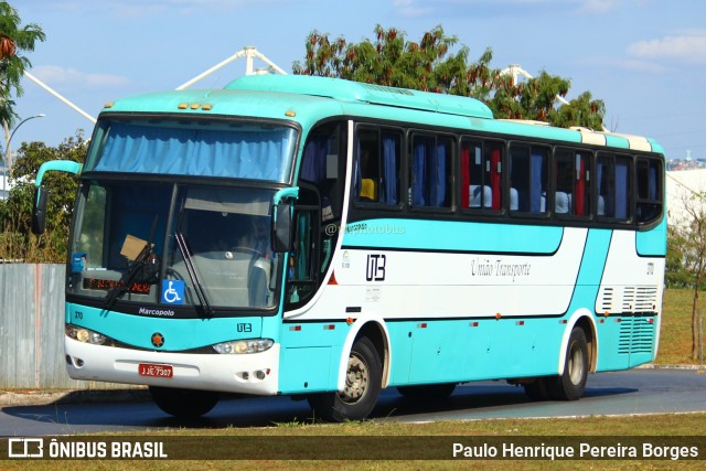 UTB - União Transporte Brasília 370 na cidade de Brasília, Distrito Federal, Brasil, por Paulo Henrique Pereira Borges. ID da foto: 10935183.