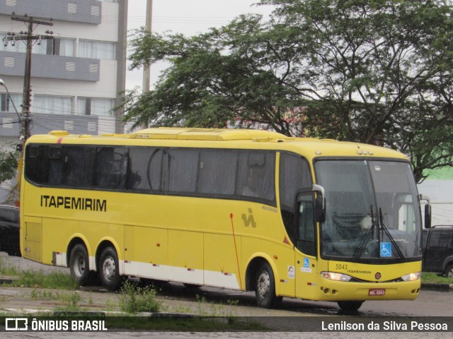 Viação Itapemirim 5043 na cidade de Caruaru, Pernambuco, Brasil, por Lenilson da Silva Pessoa. ID da foto: 10937066.