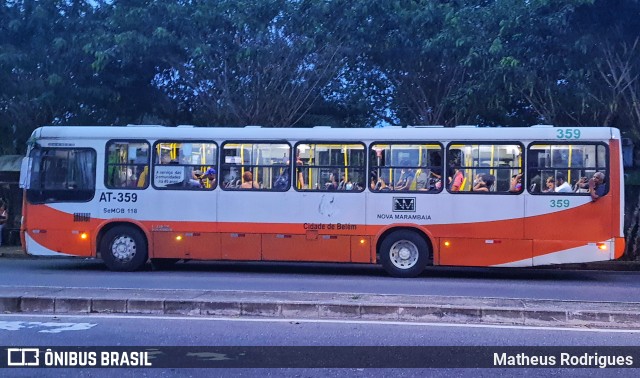 Empresa de Transportes Nova Marambaia AT-359 na cidade de Belém, Pará, Brasil, por Matheus Rodrigues. Número da foto: #10934582.