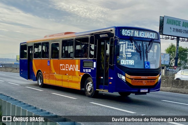 Evanil Transportes e Turismo Rj 132.138 na cidade de Belford Roxo, Rio de Janeiro, Brasil, por David Barbosa de Oliveira da Costa. ID da foto: 10935019.