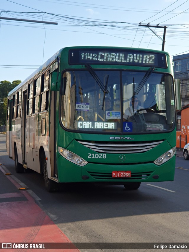 OT Trans - Ótima Salvador Transportes 21028 na cidade de Salvador, Bahia, Brasil, por Felipe Damásio. Número da foto: #10936014.