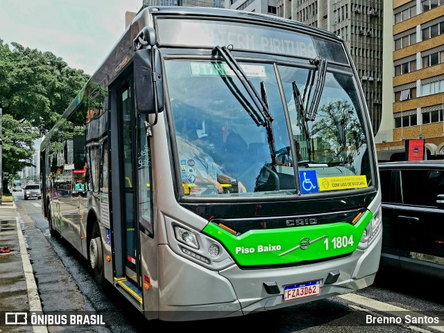 Viação Santa Brígida 1 1804 na cidade de São Paulo, São Paulo, Brasil, por Brenno Santos. Número da foto: #10934405.