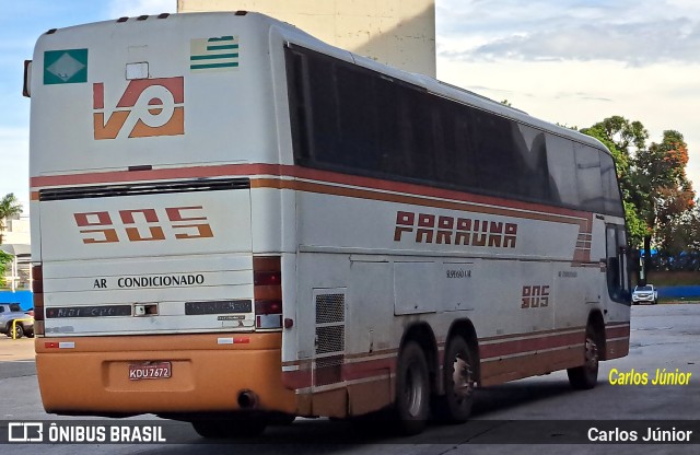 Viação Paraúna 905 na cidade de Goiânia, Goiás, Brasil, por Carlos Júnior. ID da foto: 10937521.