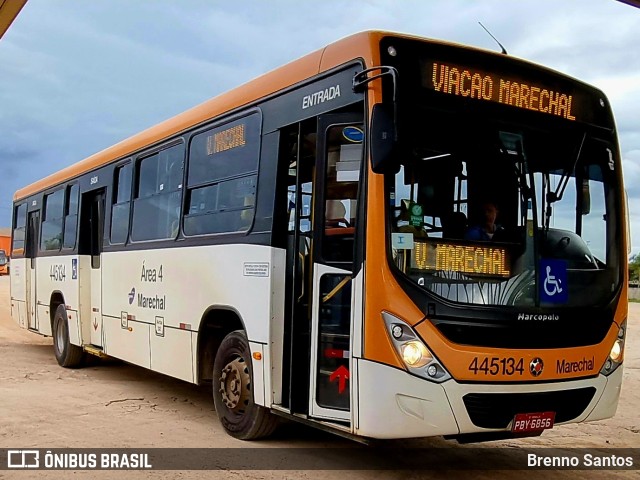 Auto Viação Marechal Brasília 445134 na cidade de Taguatinga, Distrito Federal, Brasil, por Brenno Santos. Número da foto: #10936633.