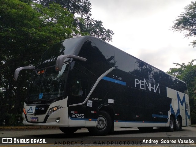 Empresa de Ônibus Nossa Senhora da Penha 61255 na cidade de São Paulo, São Paulo, Brasil, por Andrey  Soares Vassão. ID da foto: 10935440.