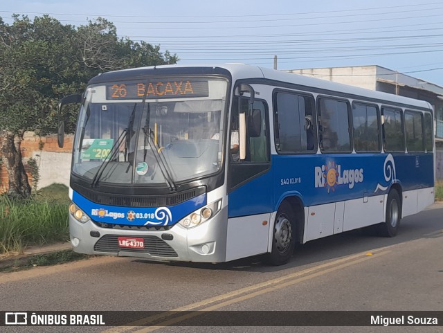 Rio Lagos Transportes SAQ.03.018 na cidade de Saquarema, Rio de Janeiro, Brasil, por Miguel Souza. Número da foto: #10938548.