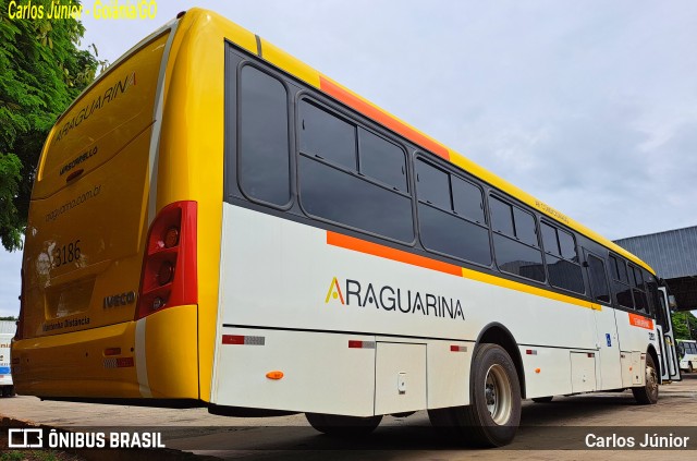 Viação Araguarina 3186 na cidade de Aparecida de Goiânia, Goiás, Brasil, por Carlos Júnior. Número da foto: #10939074.