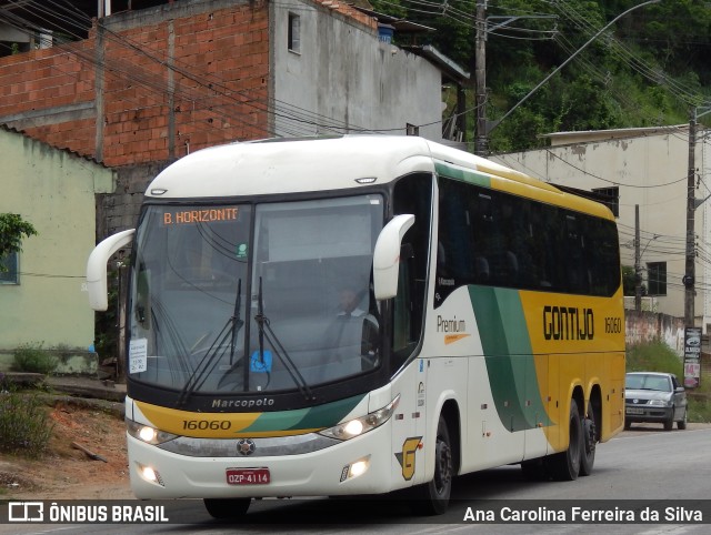 Empresa Gontijo de Transportes 16060 na cidade de Timóteo, Minas Gerais, Brasil, por Ana Carolina Ferreira da Silva. ID da foto: 10938922.