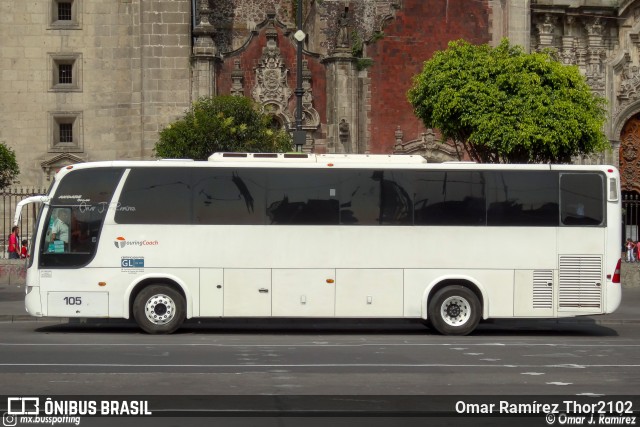 Touring Coach Expressos 105 na cidade de Cuauhtémoc, Ciudad de México, México, por Omar Ramírez Thor2102. ID da foto: 10939983.