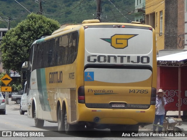 Empresa Gontijo de Transportes 14785 na cidade de Timóteo, Minas Gerais, Brasil, por Ana Carolina Ferreira da Silva. ID da foto: 10938513.