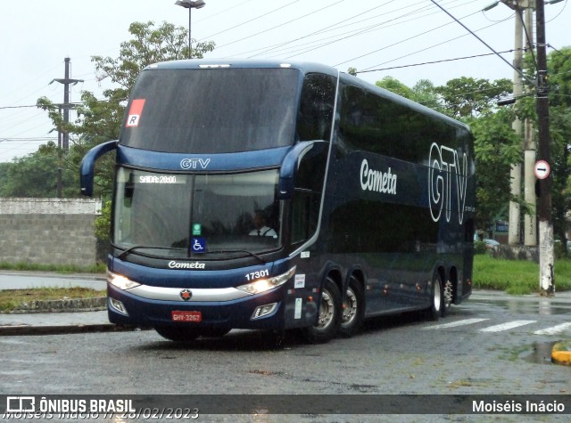 Viação Cometa 17301 na cidade de Cubatão, São Paulo, Brasil, por Moiséis Inácio. ID da foto: 10939400.