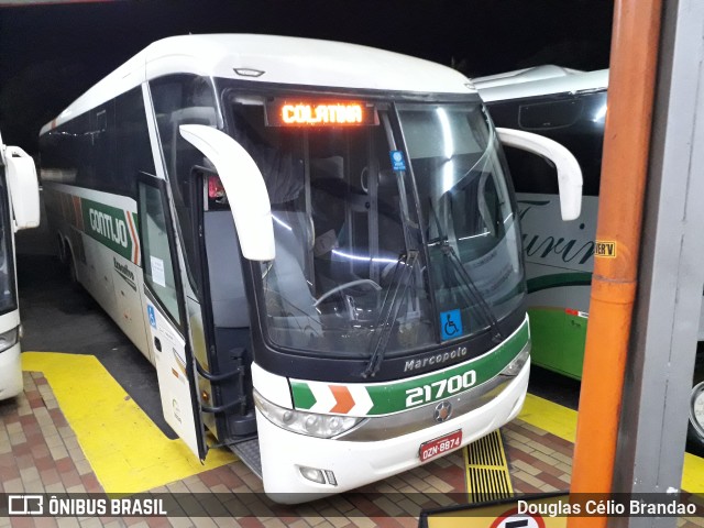 Empresa Gontijo de Transportes 21700 na cidade de João Monlevade, Minas Gerais, Brasil, por Douglas Célio Brandao. Número da foto: #10938367.
