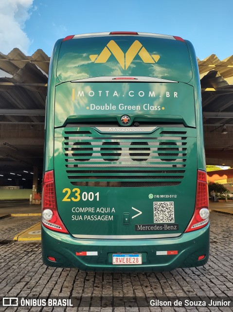 Viação Motta 23001 na cidade de Americana, São Paulo, Brasil, por Gilson de Souza Junior. Número da foto: #10939089.