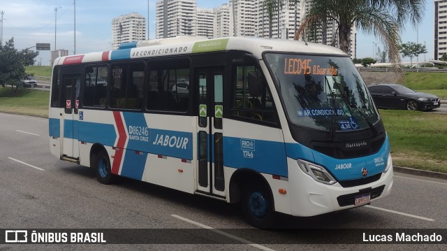 Auto Viação Jabour D86246 na cidade de Rio de Janeiro, Rio de Janeiro, Brasil, por Lucas Machado. Número da foto: #10938471.