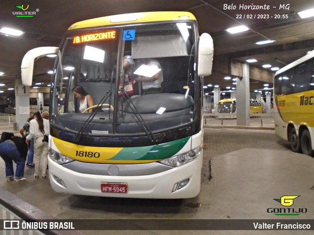 Empresa Gontijo de Transportes 18180 na cidade de Belo Horizonte, Minas Gerais, Brasil, por Valter Francisco. ID da foto: 10937715.