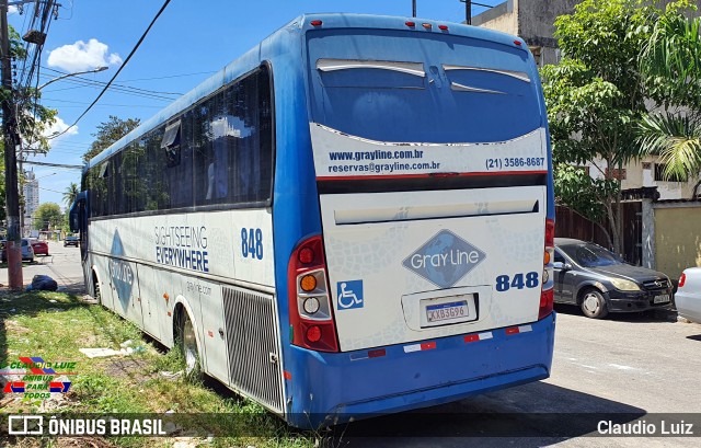 Gray Line Tours 848 na cidade de Nilópolis, Rio de Janeiro, Brasil, por Claudio Luiz. Número da foto: #10939779.