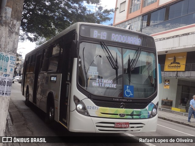 Viação Vaz 02 677 na cidade de Santo André, São Paulo, Brasil, por Rafael Lopes de Oliveira. Número da foto: #10938809.