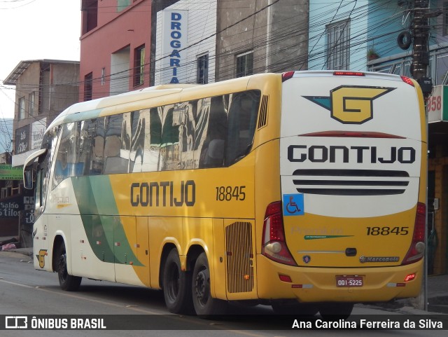 Empresa Gontijo de Transportes 18845 na cidade de Timóteo, Minas Gerais, Brasil, por Ana Carolina Ferreira da Silva. ID da foto: 10938884.