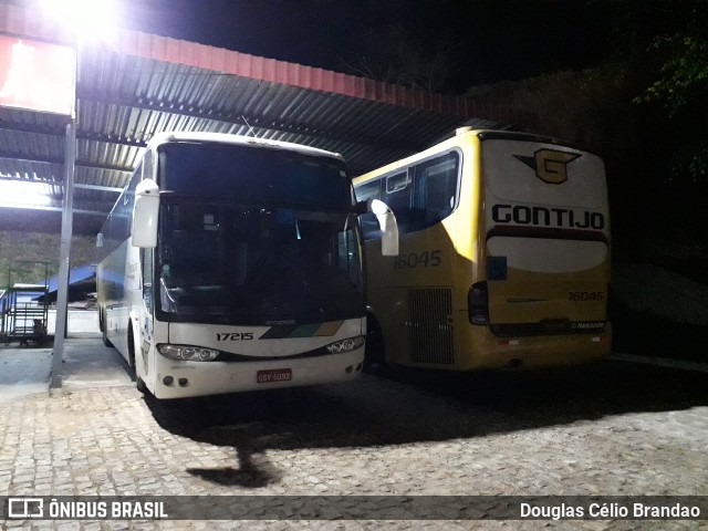 Empresa Gontijo de Transportes 17215 na cidade de João Monlevade, Minas Gerais, Brasil, por Douglas Célio Brandao. Número da foto: #10938352.