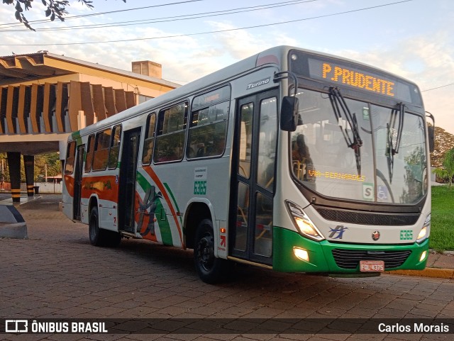 Empresa de Transportes Andorinha 6365 na cidade de Presidente Venceslau, São Paulo, Brasil, por Carlos Morais. Número da foto: #10999903.