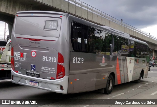 Next Mobilidade - ABC Sistema de Transporte 81.219 na cidade de São Paulo, São Paulo, Brasil, por Diego Cardoso da Silva. ID da foto: 11000189.