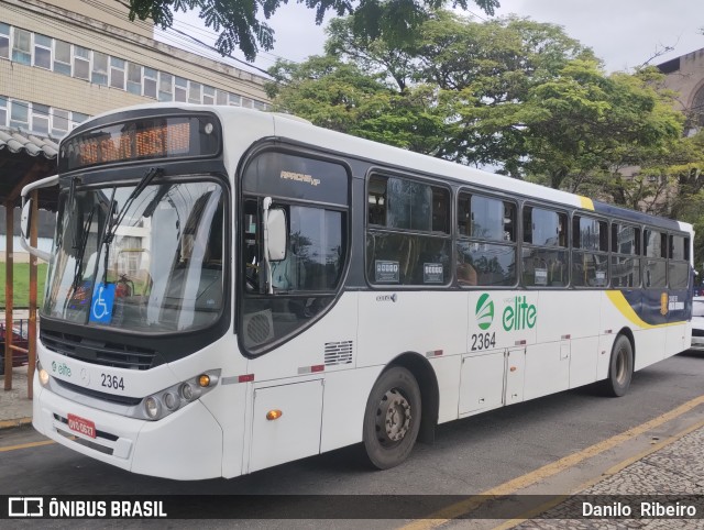 Viação Elite 2364 na cidade de Volta Redonda, Rio de Janeiro, Brasil, por Danilo  Ribeiro. Número da foto: #11000675.