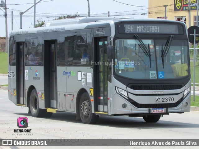 Expresso CampiBus 2370 na cidade de Campinas, São Paulo, Brasil, por Henrique Alves de Paula Silva. Número da foto: #11000396.