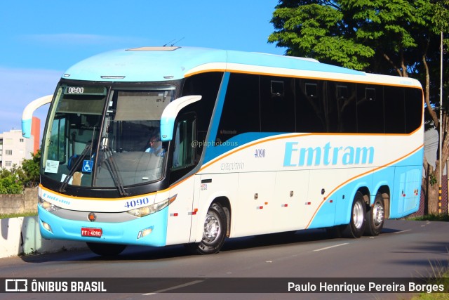 Emtram 4090 na cidade de Anápolis, Goiás, Brasil, por Paulo Henrique Pereira Borges. ID da foto: 11002178.