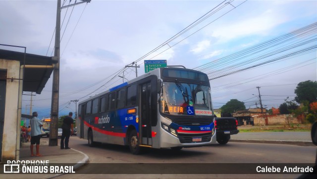 Transportes Machado DC 7.055 na cidade de Duque de Caxias, Rio de Janeiro, Brasil, por Calebe Andrade. Número da foto: #11002480.