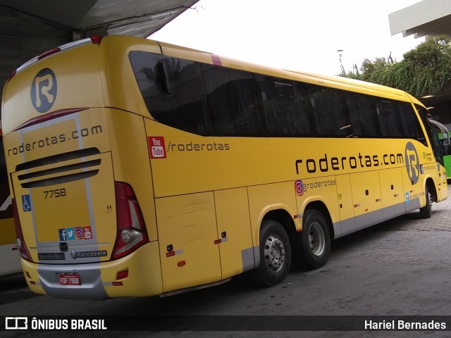 RodeRotas - Rotas de Viação do Triângulo 7758 na cidade de Belo Horizonte, Minas Gerais, Brasil, por Hariel Bernades. Número da foto: #10999726.